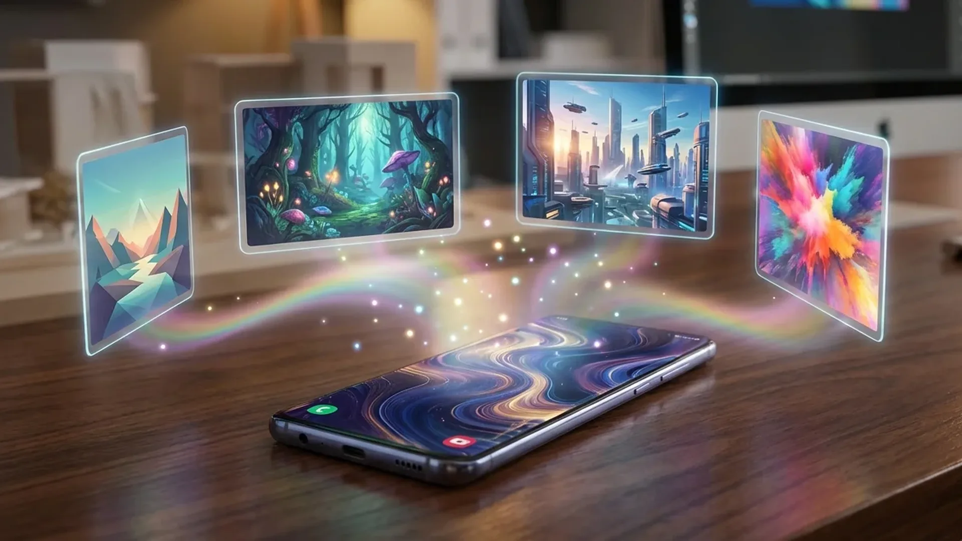Δημιουργία AI ταπετσαριών σε Android smartphone με Pixel generator και εφαρμογές τεχνητής νοημοσύνης