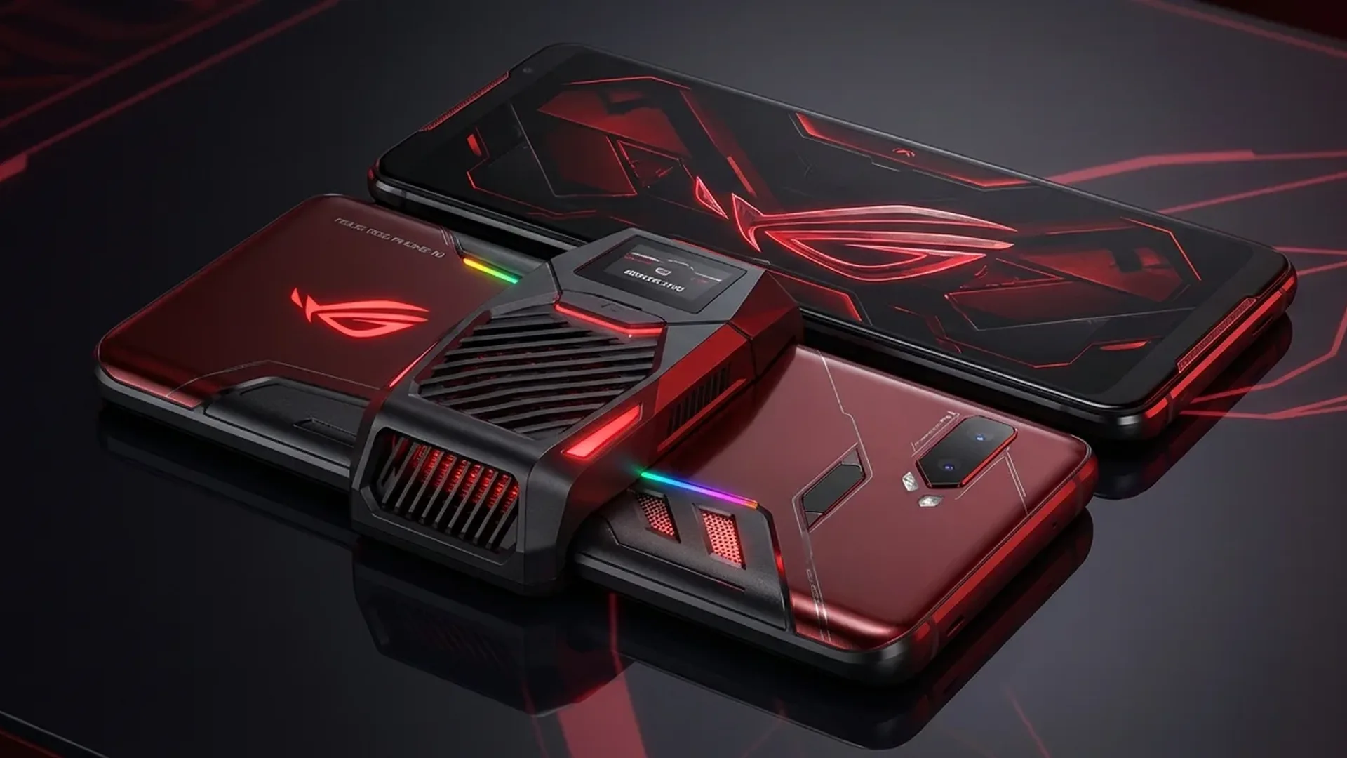 ASUS ROG Phone 10 με AeroActive Cooler X και RGB φωτισμό για gaming
