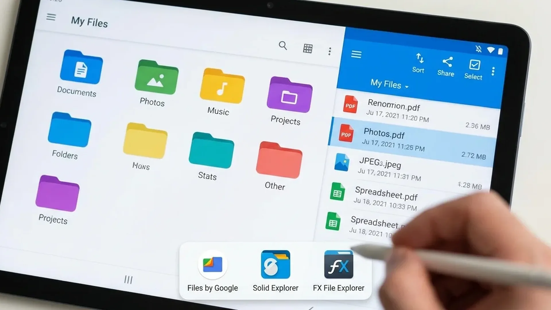 Σύγκριση καλύτερων file manager εφαρμογών για Android με χαρακτηριστικά και βαθμολογίες