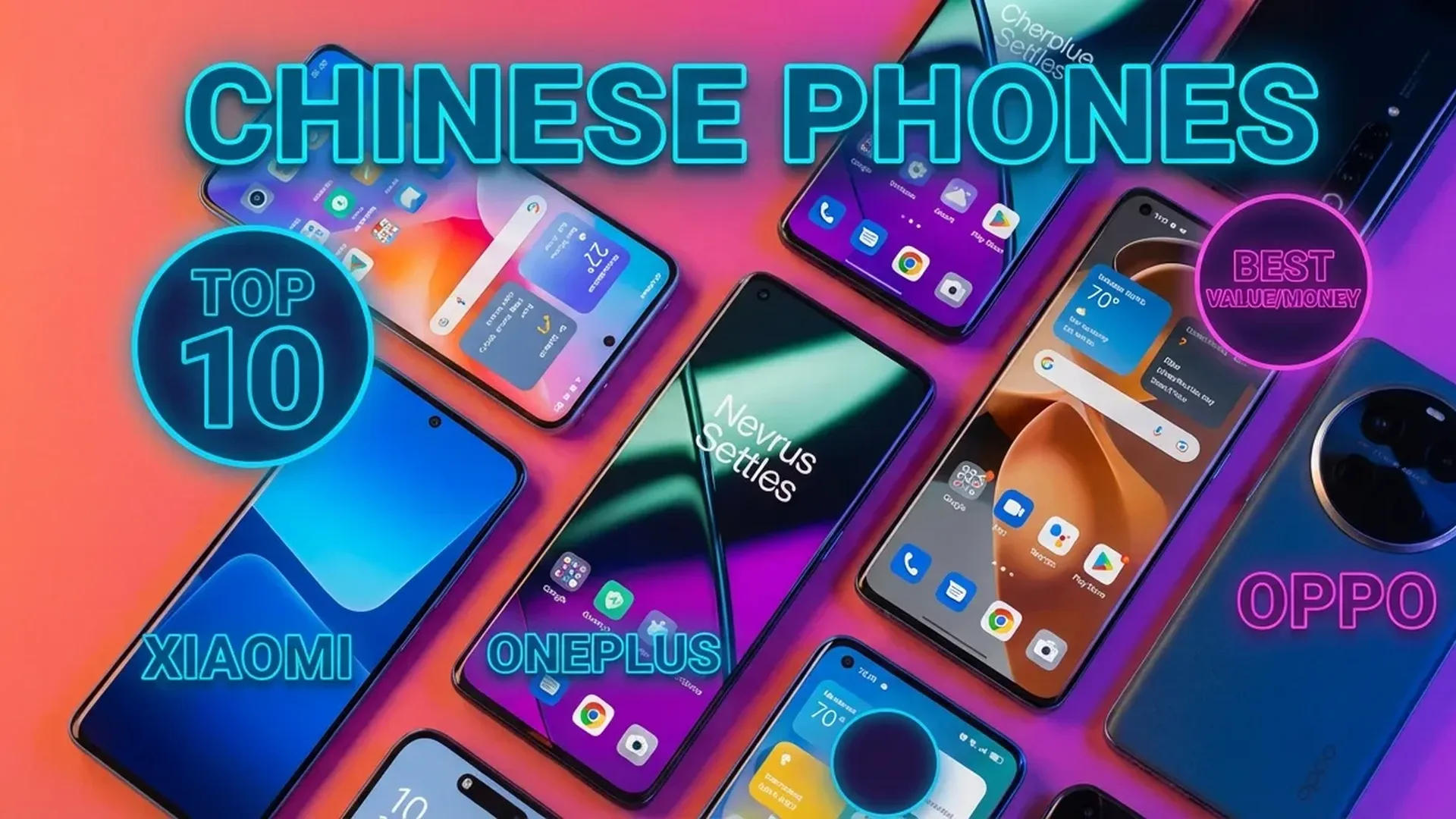 Top 10 best Chinese smartphones of 2026 including OnePlus 15 and Xiaomi 17 Pro Max comparison