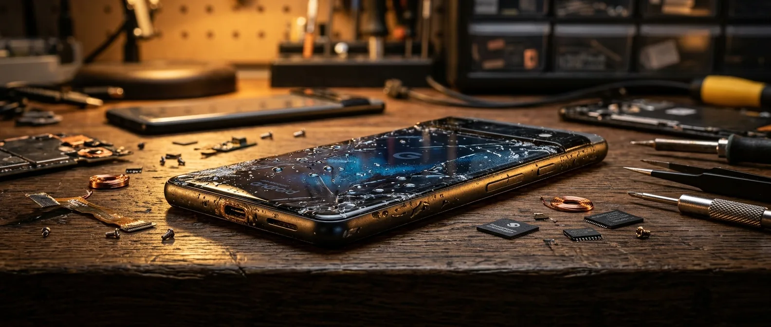 Android smartphone βράχηκε από νερό - οδηγός επισκευής και διάσωσης