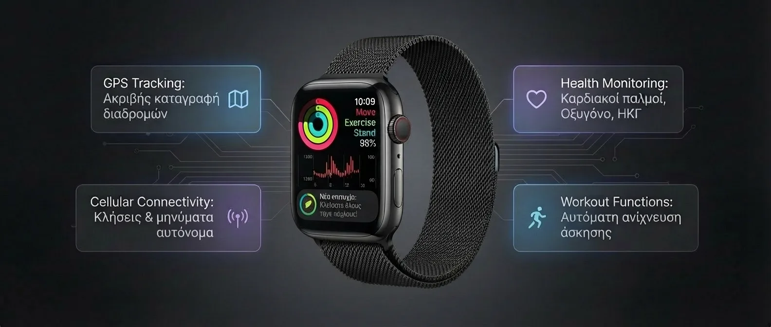 Apple Watch Series με Cellular εμφανίζει ανεξάρτητες λειτουργίες χωρίς σύνδεση iPhone