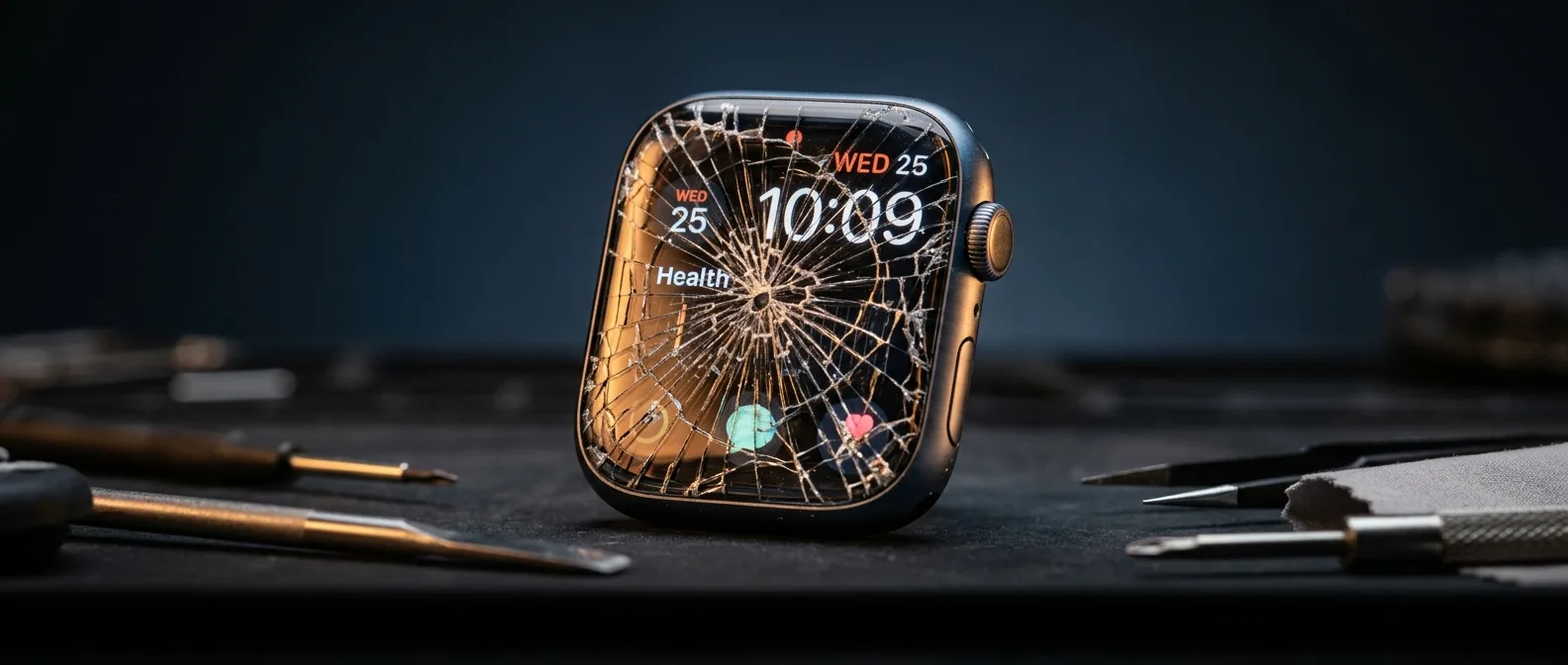 Επισκευή σπασμένης οθόνης Apple Watch στο κατάστημα OnOff.gr Ιουλιανού 50 Αθήνα