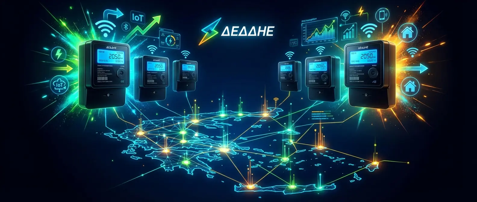 Έξυπνος μετρητής ρεύματος ΔΕΔΔΗΕ σε κατοικία