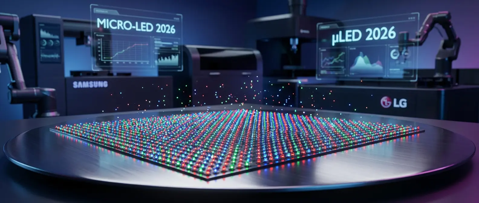 Σύγκριση micro-LED και OLED τεχνολογιών οθονών