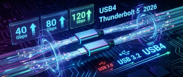 USB4 2.0 και Thunderbolt 5: Η επανάσταση των 80Gbps