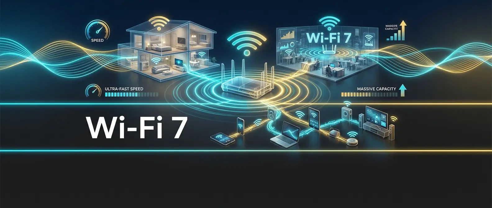 Wi-Fi 7 router με νέα τεχνολογία MLO και υψηλή ταχύτητα