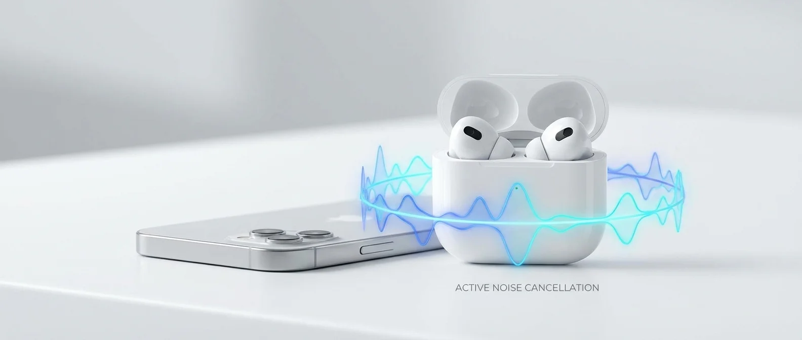 AirPods Pro 3 με chip H3 και νέους αισθητήρες υγείας δίπλα σε iPhone