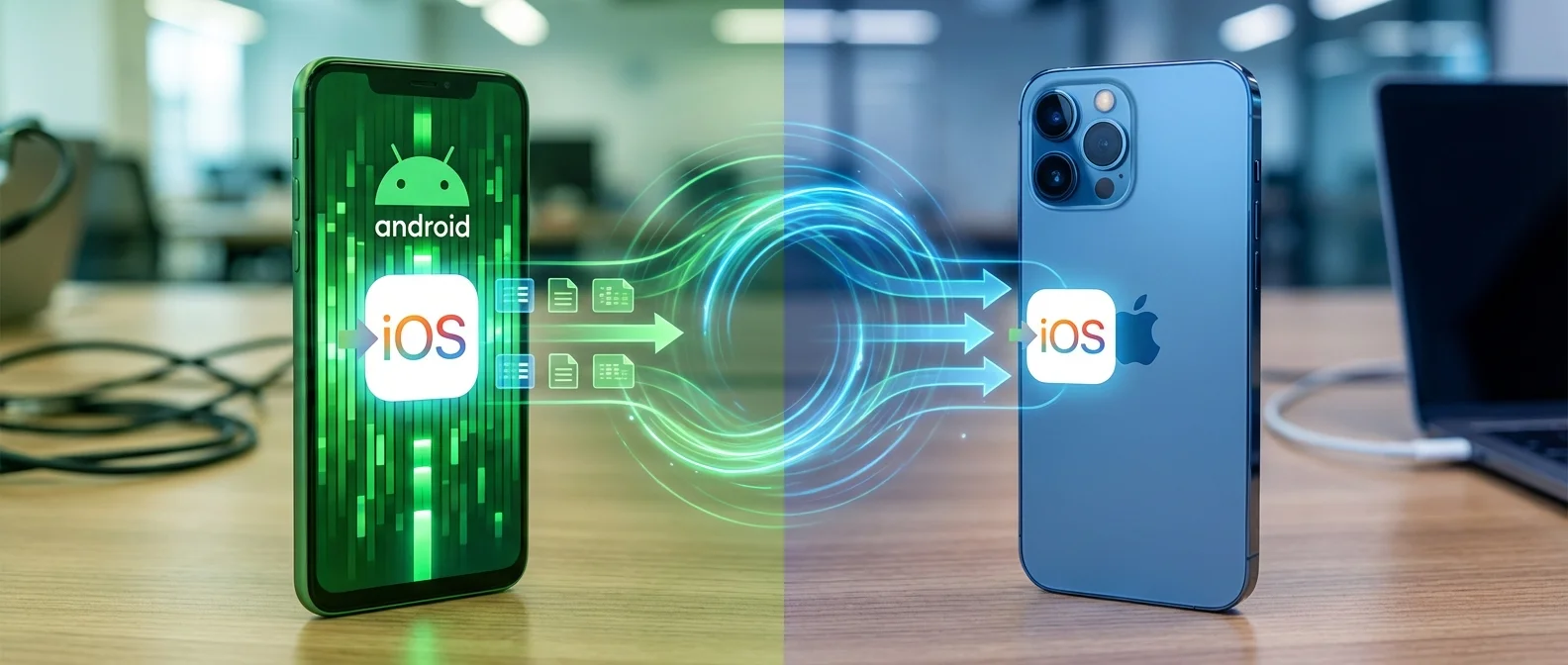 Διαδικασία μετάβασης από Android smartphone σε iPhone 2026 με την εφαρμογή Move to iOS