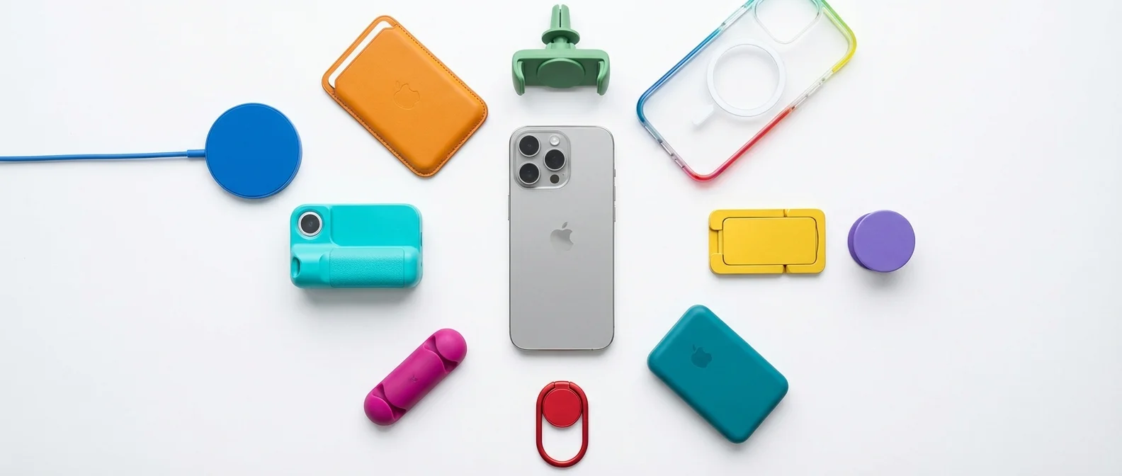 Συλλογή MagSafe αξεσουάρ iPhone 2026 με Qi2 φορτιστές, wallets και car mounts