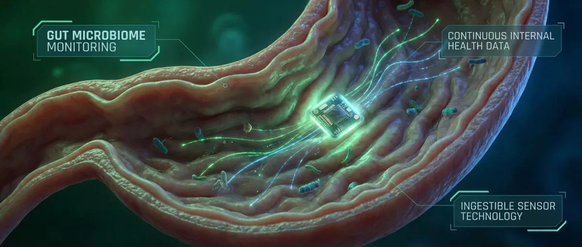 Gut Microchip σε μέγεθος χαπιού για παρακολούθηση εντέρου