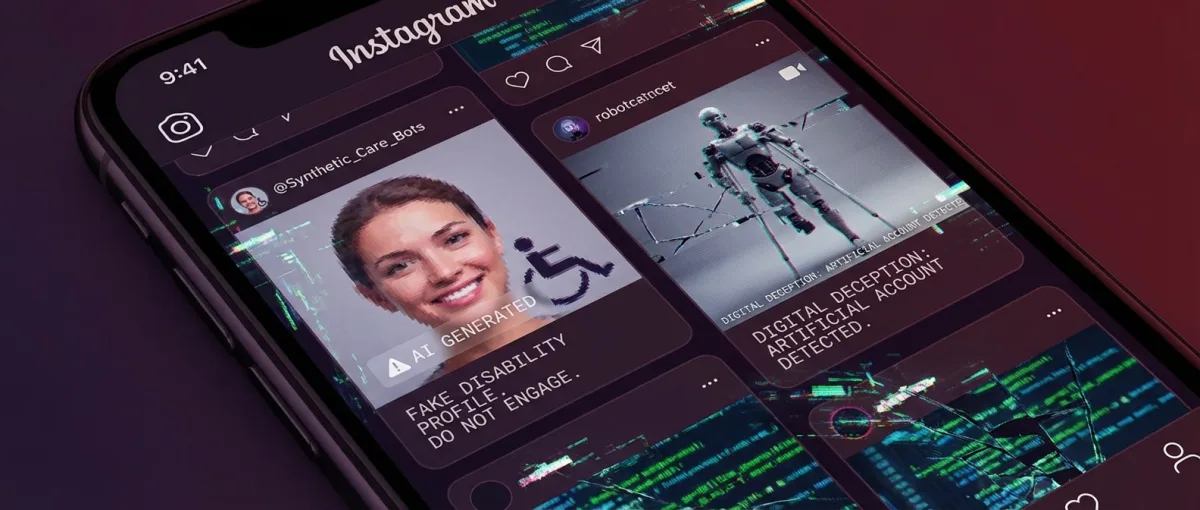 Ψεύτικοι λογαριασμοί Instagram με AI-generated εικόνες ανθρώπων σε αναπηρικά αμαξίδια