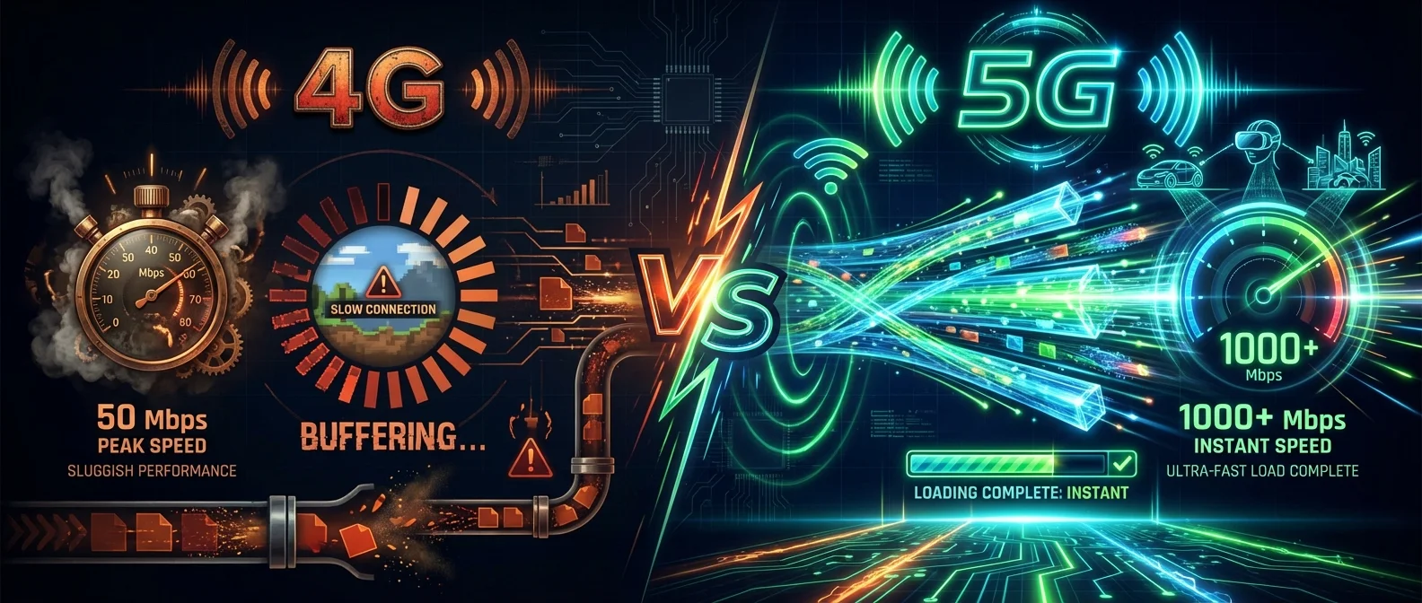 Σύγκριση ταχυτήτων 5G και 4G δικτύων με πραγματικές μετρήσεις στην Ελλάδα