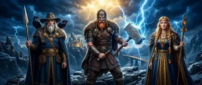 Βίκινγκ Θρησκεία Asatru: Θόρ, Όντιν και Φρέγια