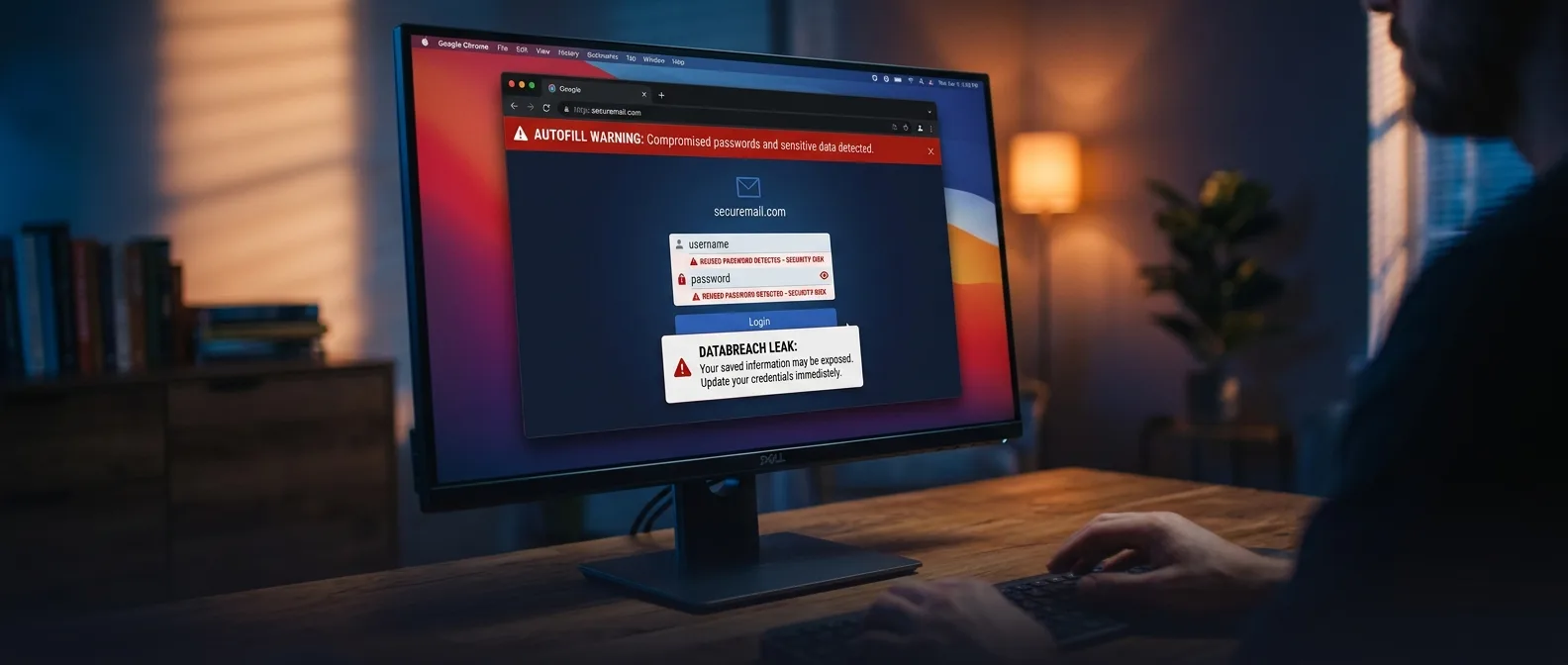 Browser autofill ρυθμίσεις που διαρρέουν προσωπικά δεδομένα σε κρυφά πεδία