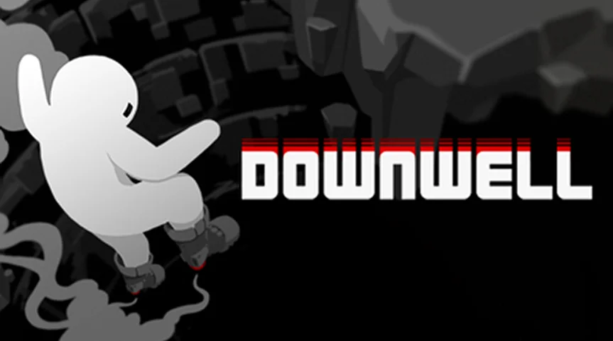 Downwell - plateforme verticale rétro